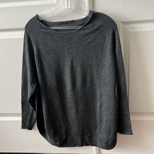 Oversized fine knit sweater